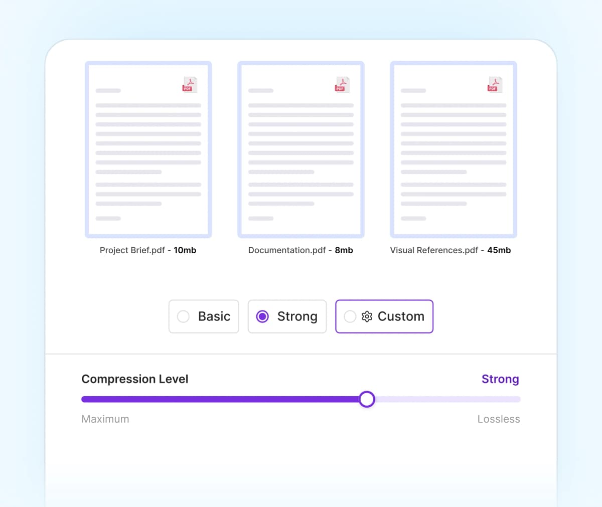 Compress and Convert PDFs