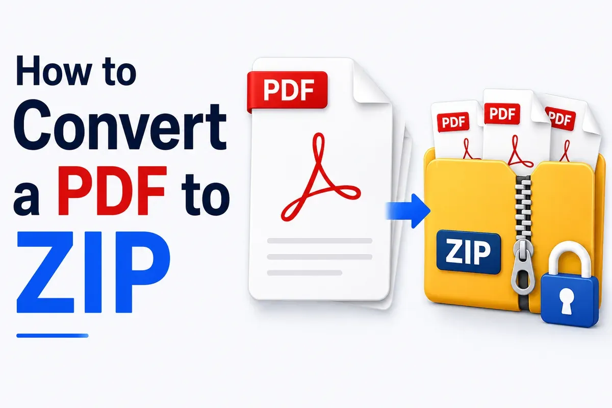 How to Convert a PDF to ZIP: Online, with a Password, on Windows, on a Mac, and on Mobile