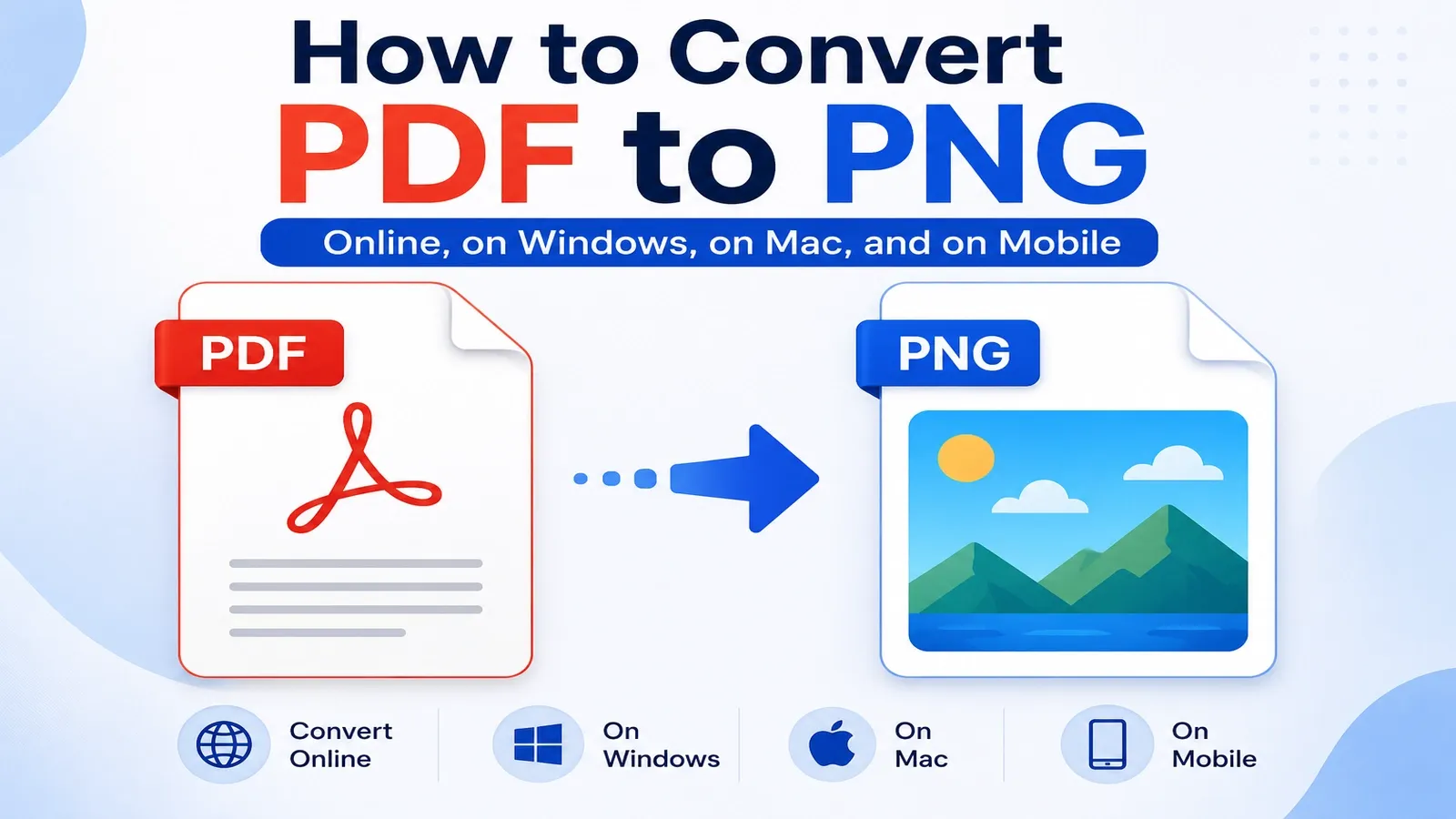 How to Convert PDF to PNG: Online, on Windows, on Mac, and on Mobile