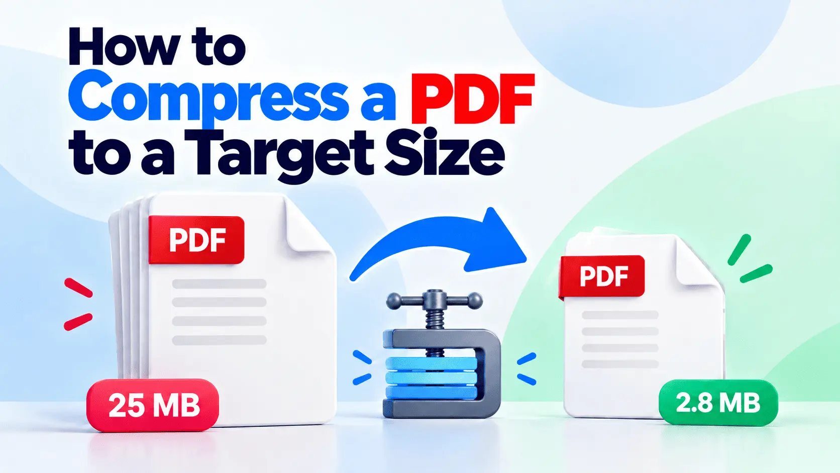 How to Compress a PDF to a Target Size: Online, on Windows, on Mac, and Without Adobe