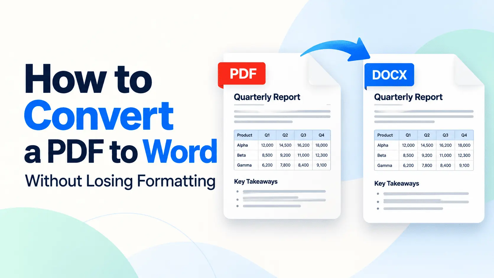 How to Convert a PDF to Word Without Losing Formatting: Online, in Word Itself, in Google Docs, and on a Phone
