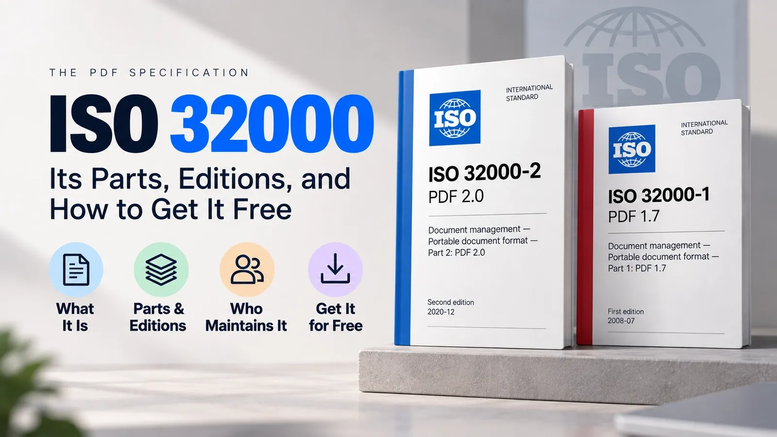 ISO 32000: The PDF Specification, Its Parts, Editions, and How to Get It Free