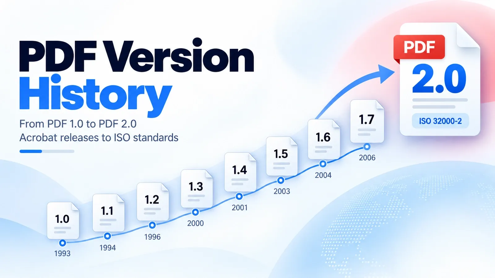 PDF Version History: Every Release from PDF 1.0 to PDF 2.0 (and Their Acrobat Versions)