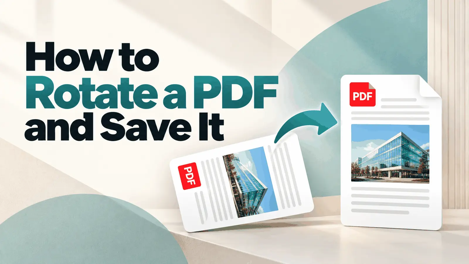 How to Rotate a PDF and Save It: Online, on Windows, on Mac, and Without Adobe